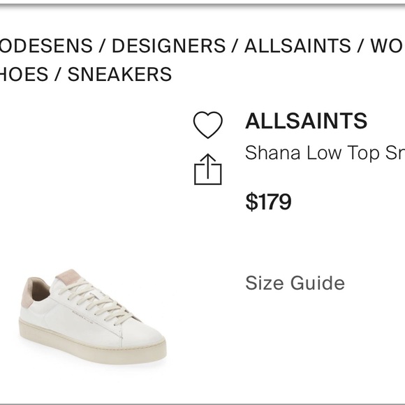 Shana Low Top Sneaker In
Chalk White/ Pink women sise 8 gently used 🌷 - Picture 4 of 12